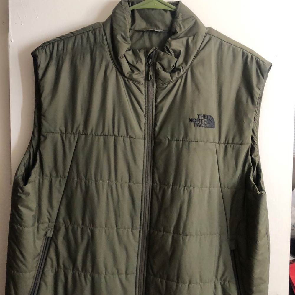 Olive green vest